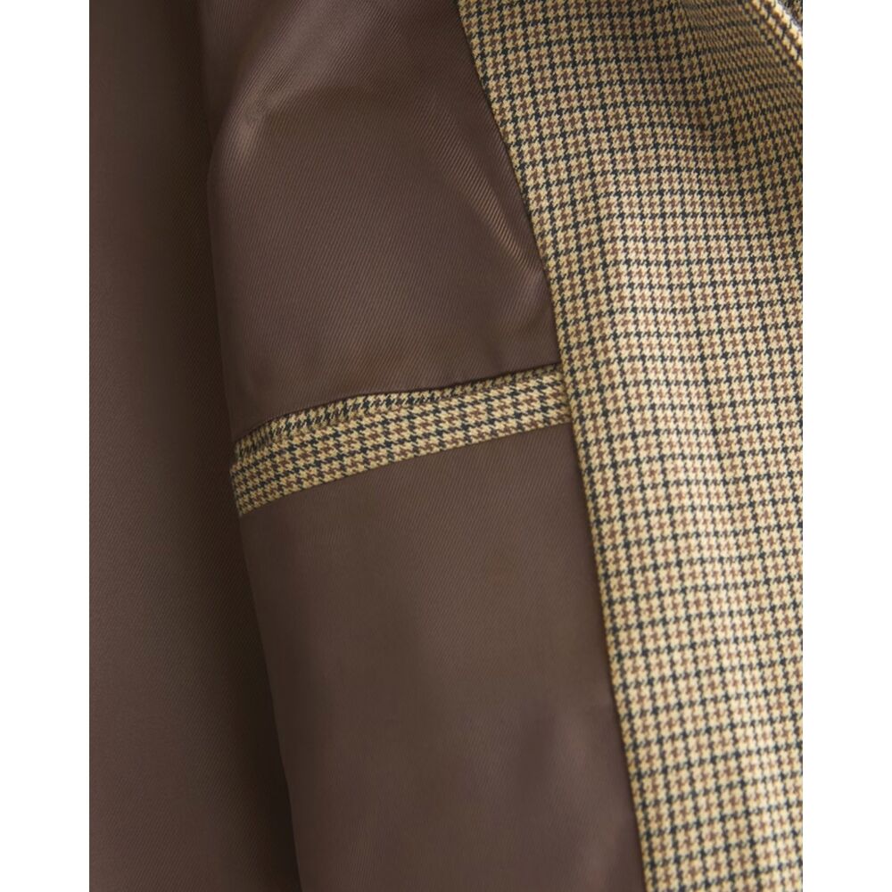 Abercrombie & Fitch Short Menswear Blazer in Brown Plaid NWT - Picture 8 of 13